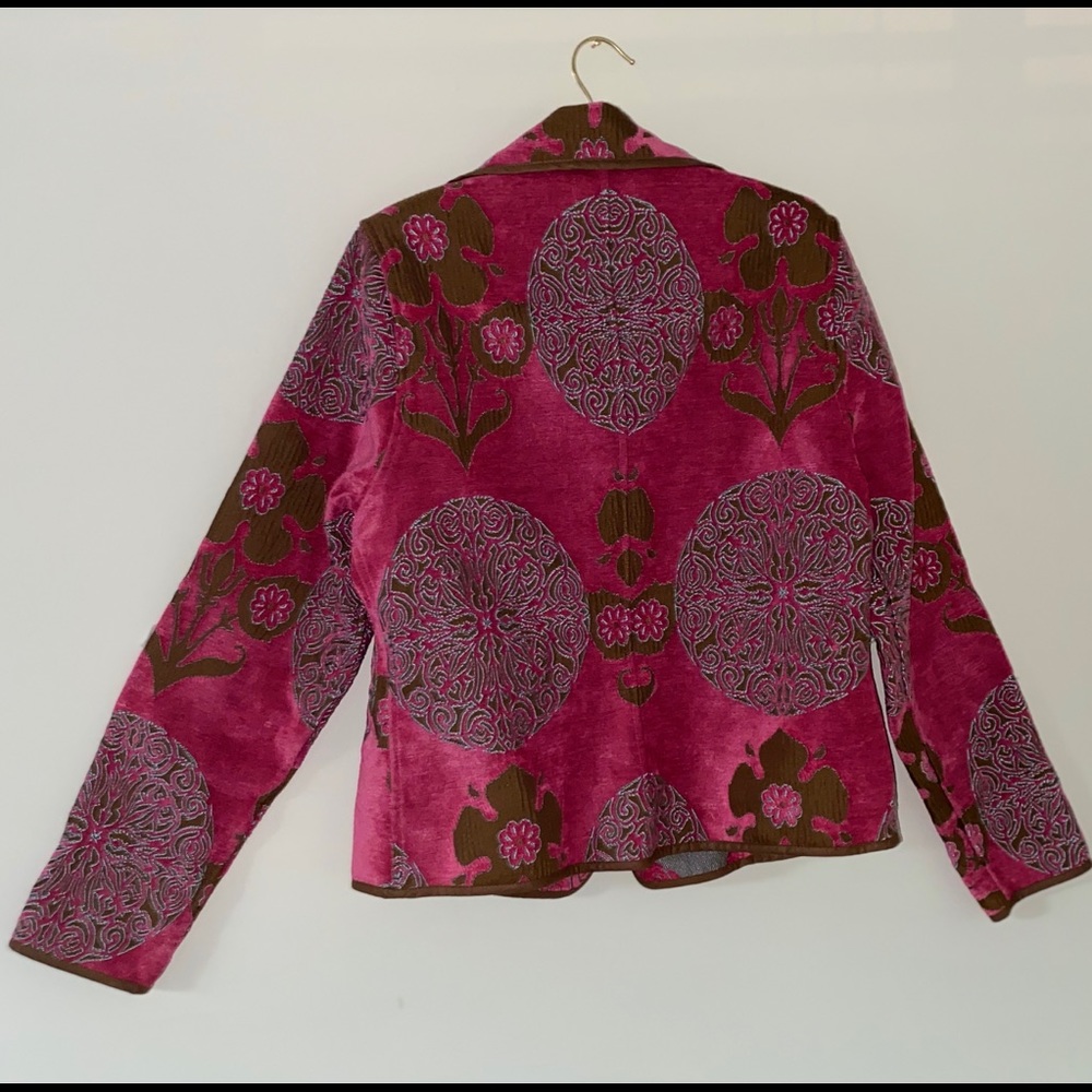 Khangura Tapestry Reversible Jacket Sz M - Picture 5 of 9